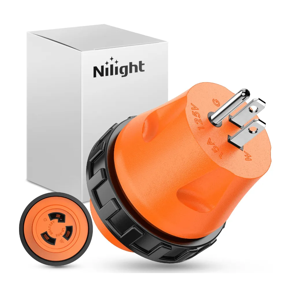 15Amp Male to 30Amp Twist Lock Female Power Adapter