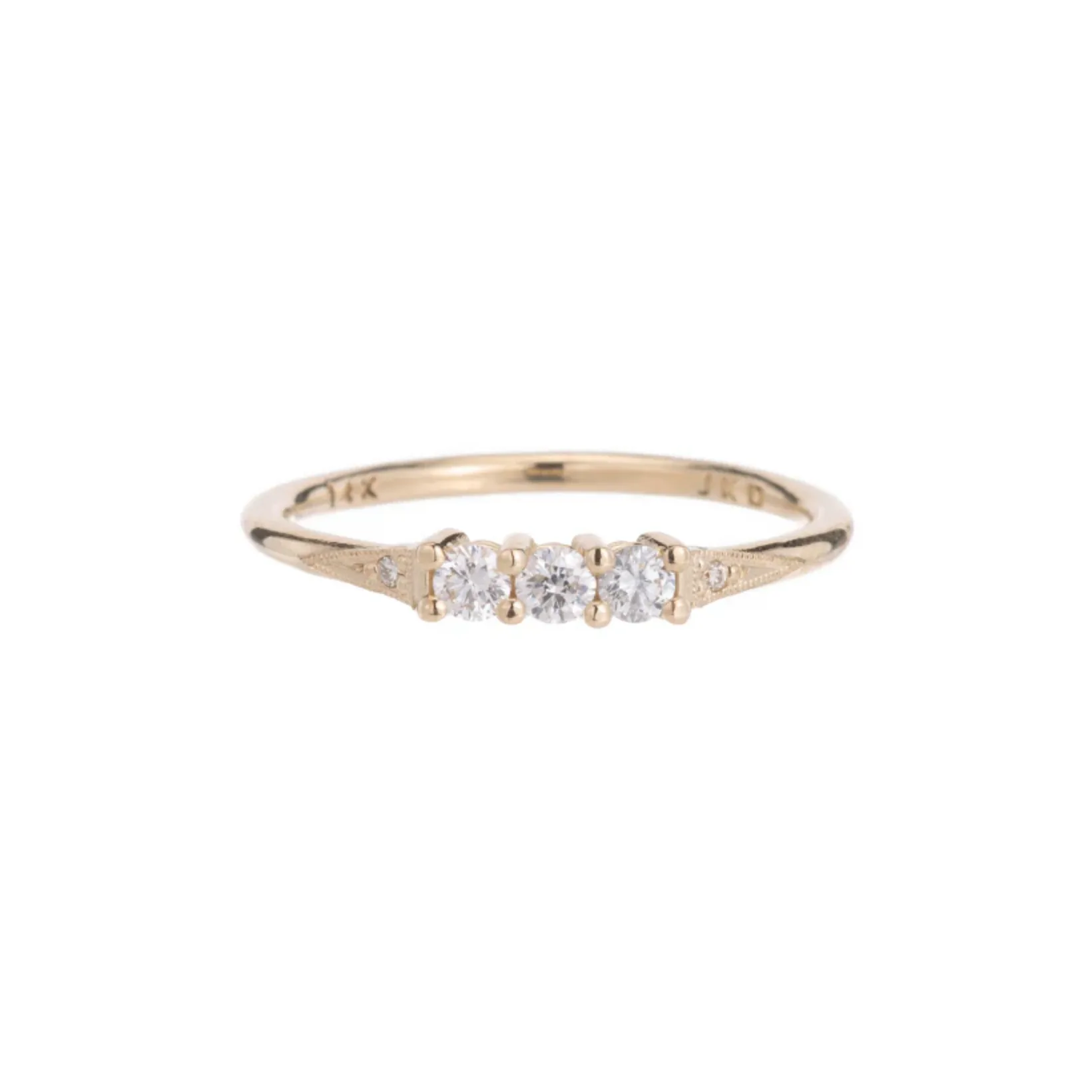 3 Diamond Deco Ring