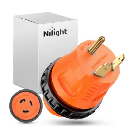 30Amp Male to 30Amp Twist Lock Female RV Power Adapter