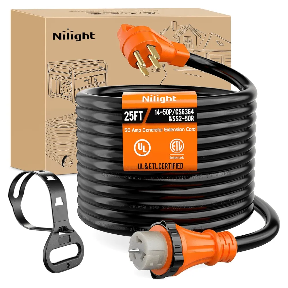 50Amp 25FT Generator Extension Cord