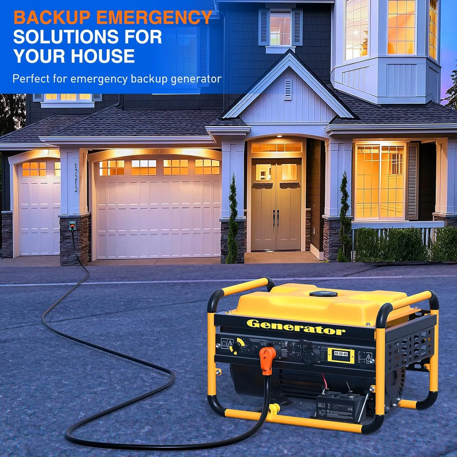 50Amp 25FT Generator Extension Cord