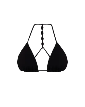 Alexa T Back Tri Top - Black