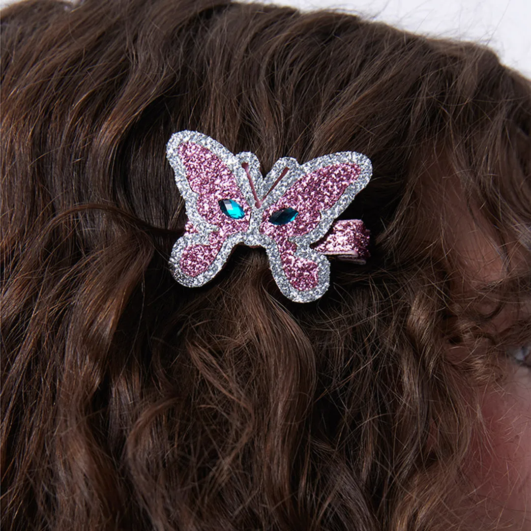 ALIEN KISS HAIR CLIP COSMIC PINK