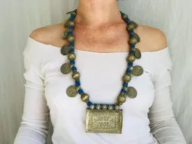 Balochi Coin Tribal Necklaces. Multi-Strand.