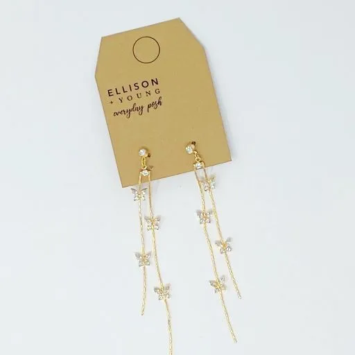 Butterflies Down the Line Earrings