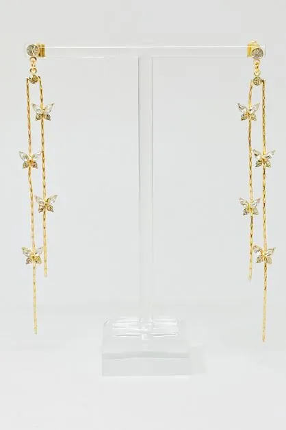 Butterflies Down the Line Earrings