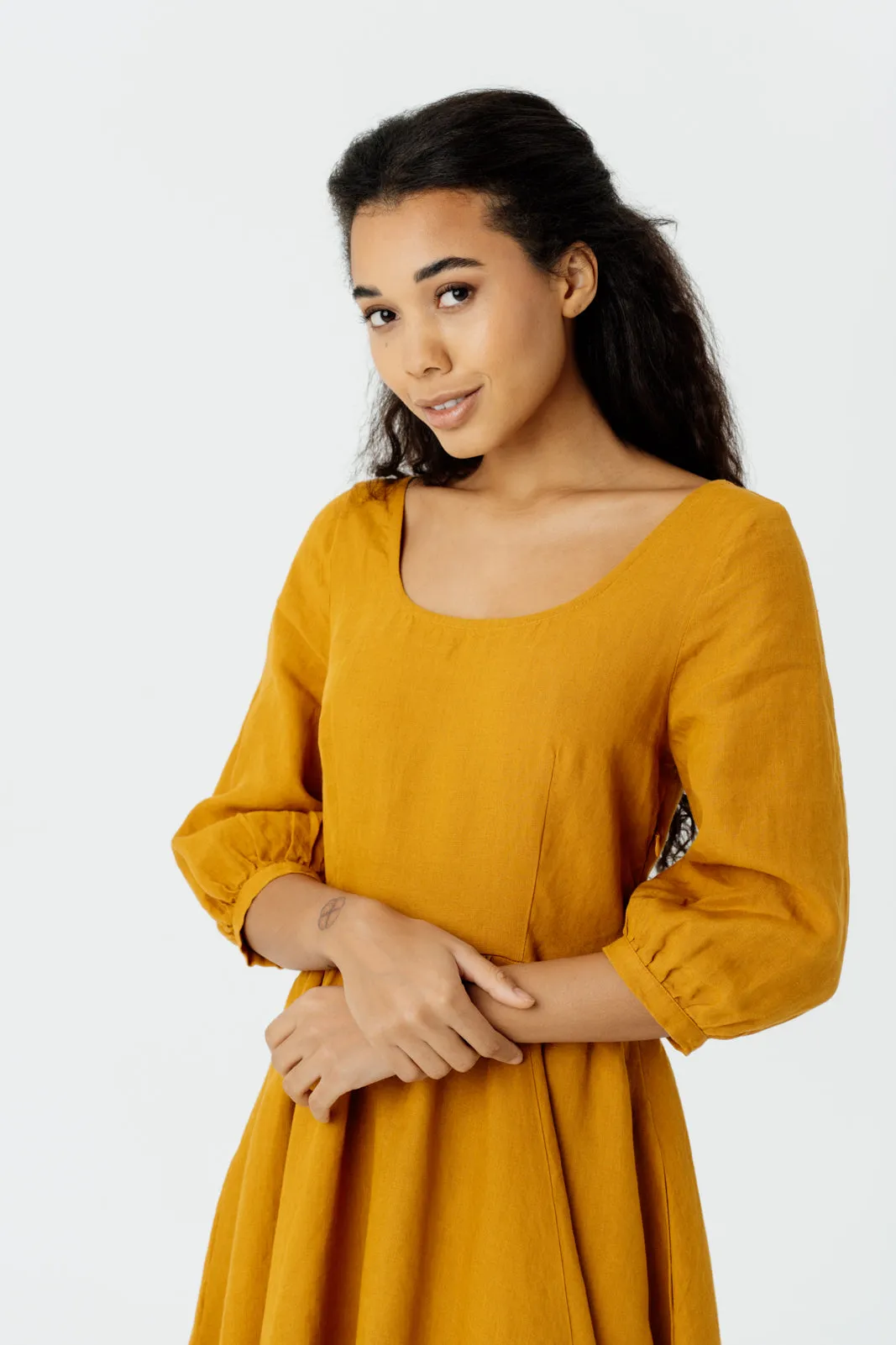 Carmen dress, 3/4 Sleeve