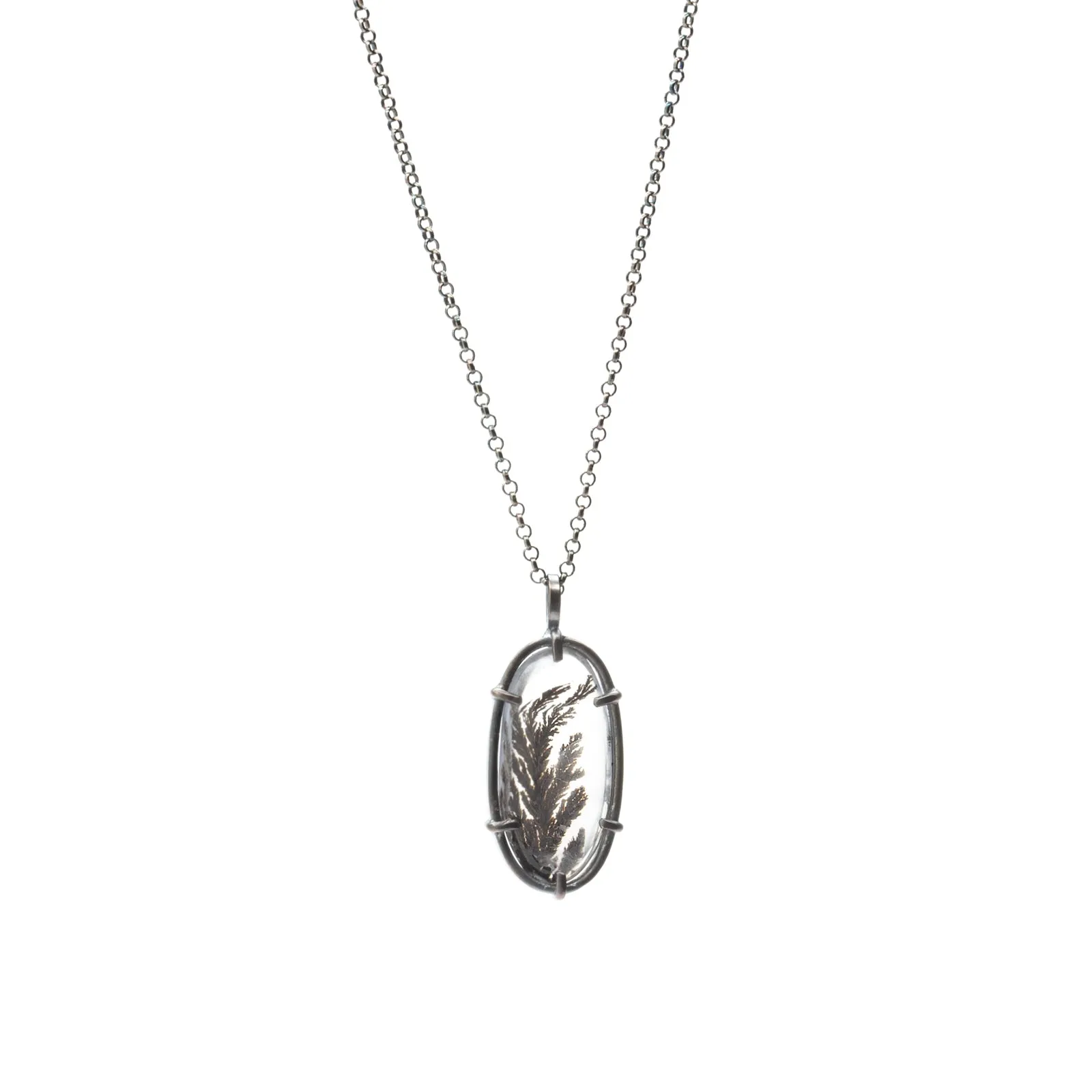 Delicate Dendritic Agate Necklace
