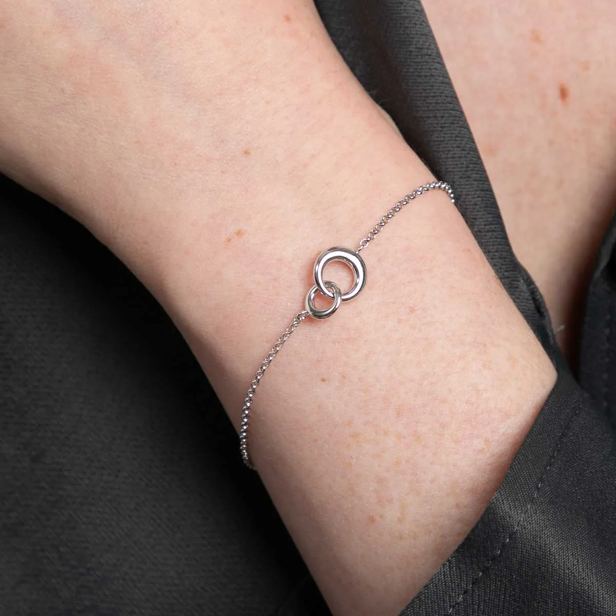 Dome Link Gift Set in Silver