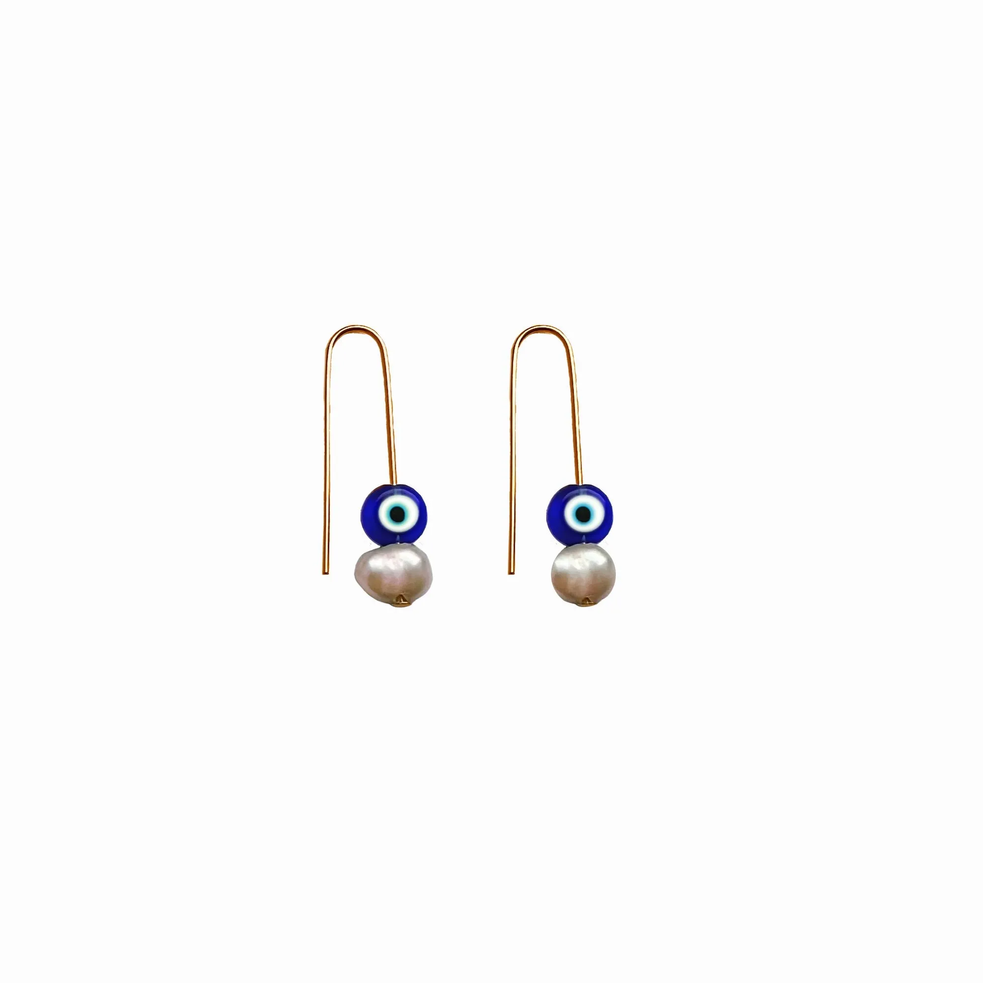 Evil Eye Bead Earrings