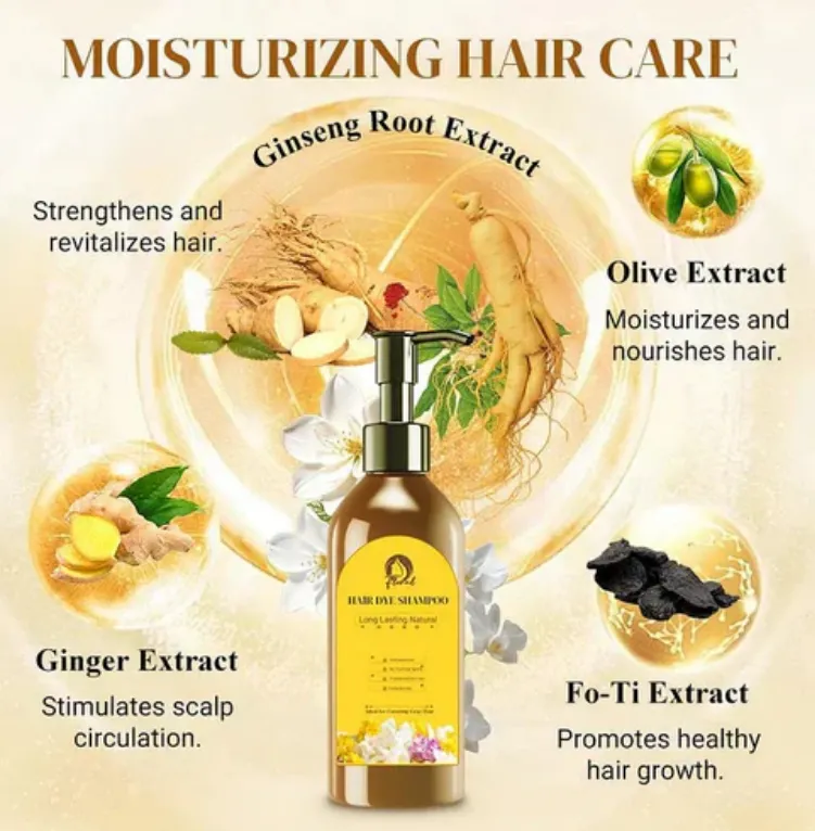 Japanese Natural Hair Color Shampoo (BUY 1 GET 1 FREE)