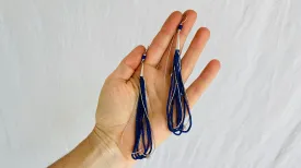 Lapis and Sterling Earrings