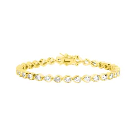 Lily Tennis Bracelet - Gold