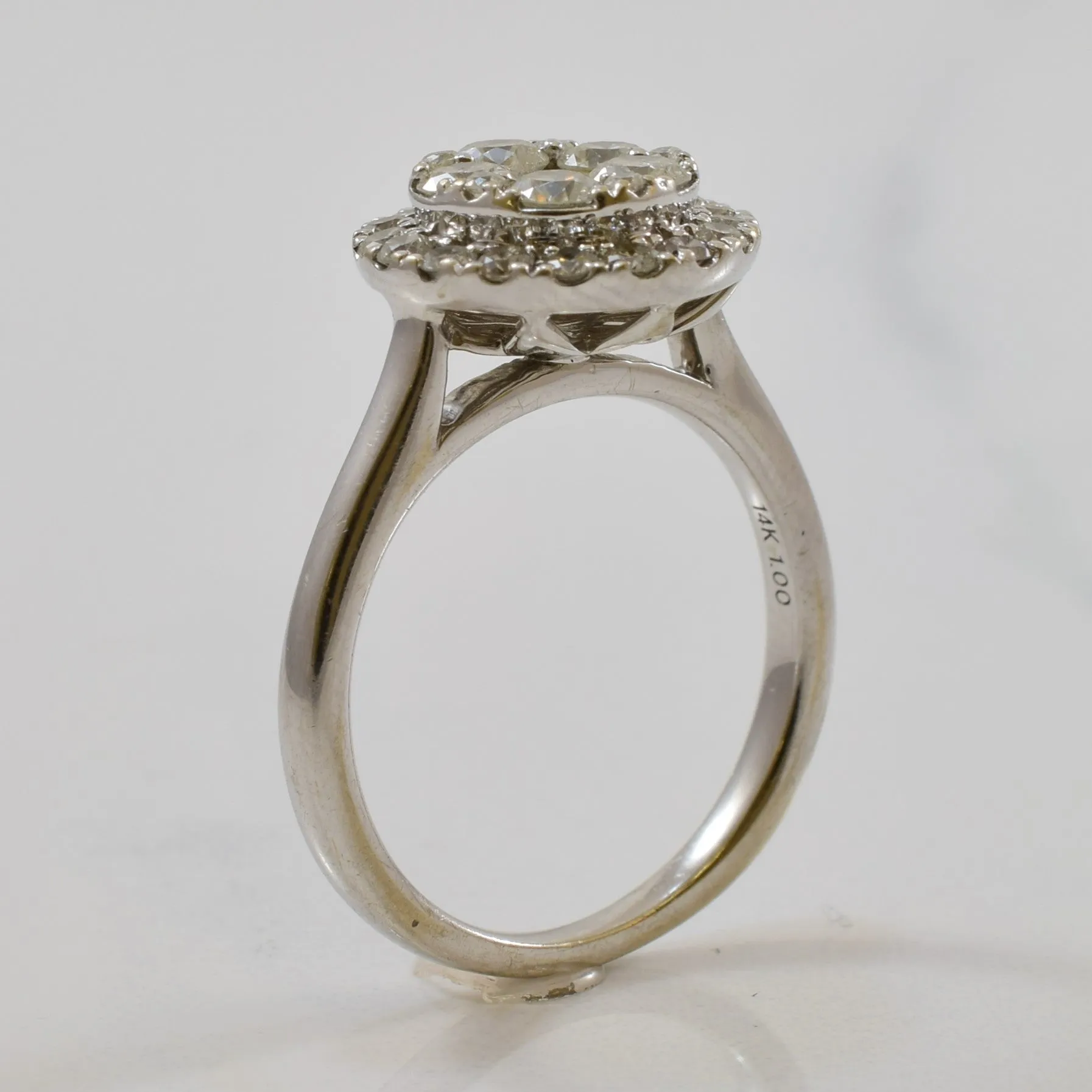 'Michael Hill' Cluster Halo Diamond Ring | 1.00ctw | SZ 6 |
