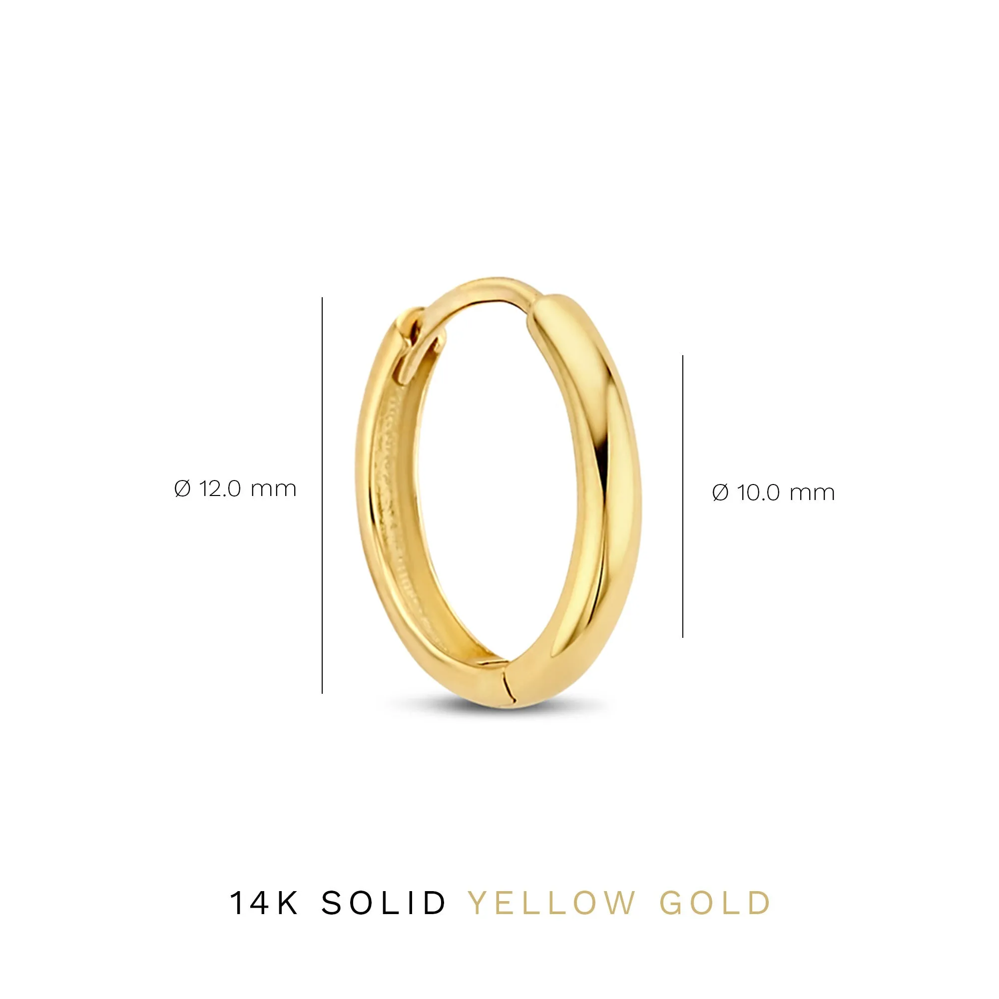 Statement Rivoli Morgane 14K Gold Hoop Earrings