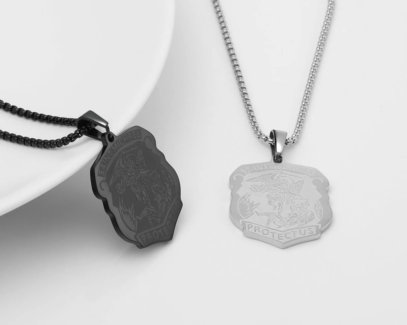 Saint Michael Necklace Protection Necklace | Jovivi