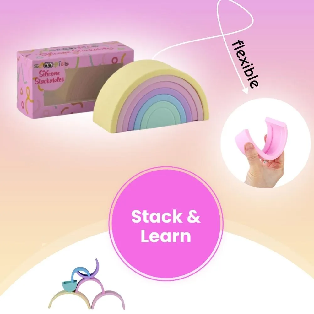 Silicone Stackables- Pastels