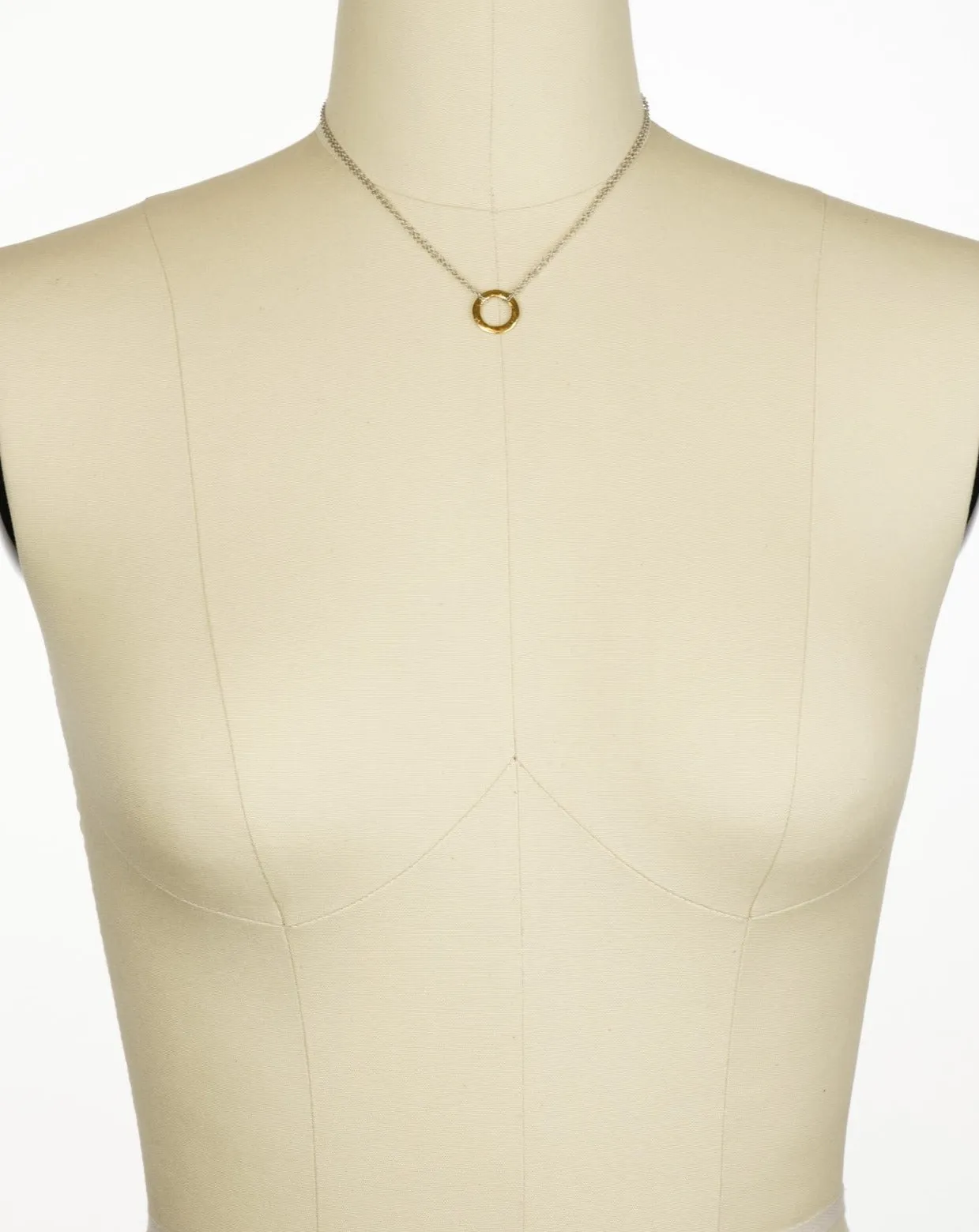 Thera Delicate Ring Necklace