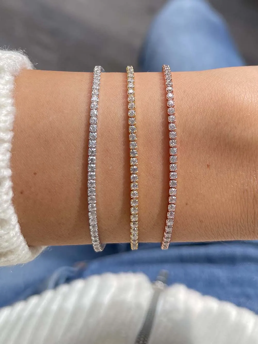 THIN TENNIS BRACELET