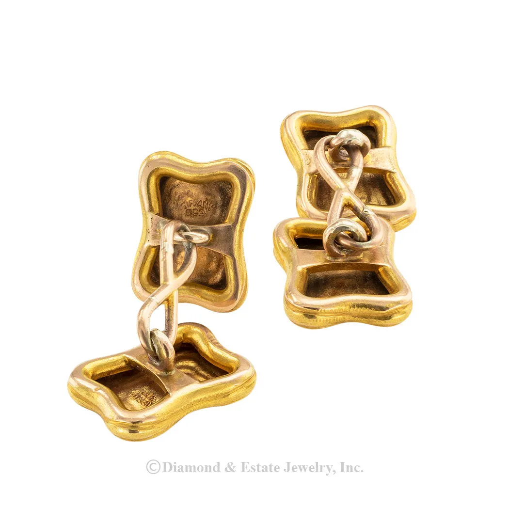 Tiffany & Co Gold Cufflinks