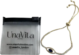 Una Vita Metallic Tennis Eye Bracelet UK S