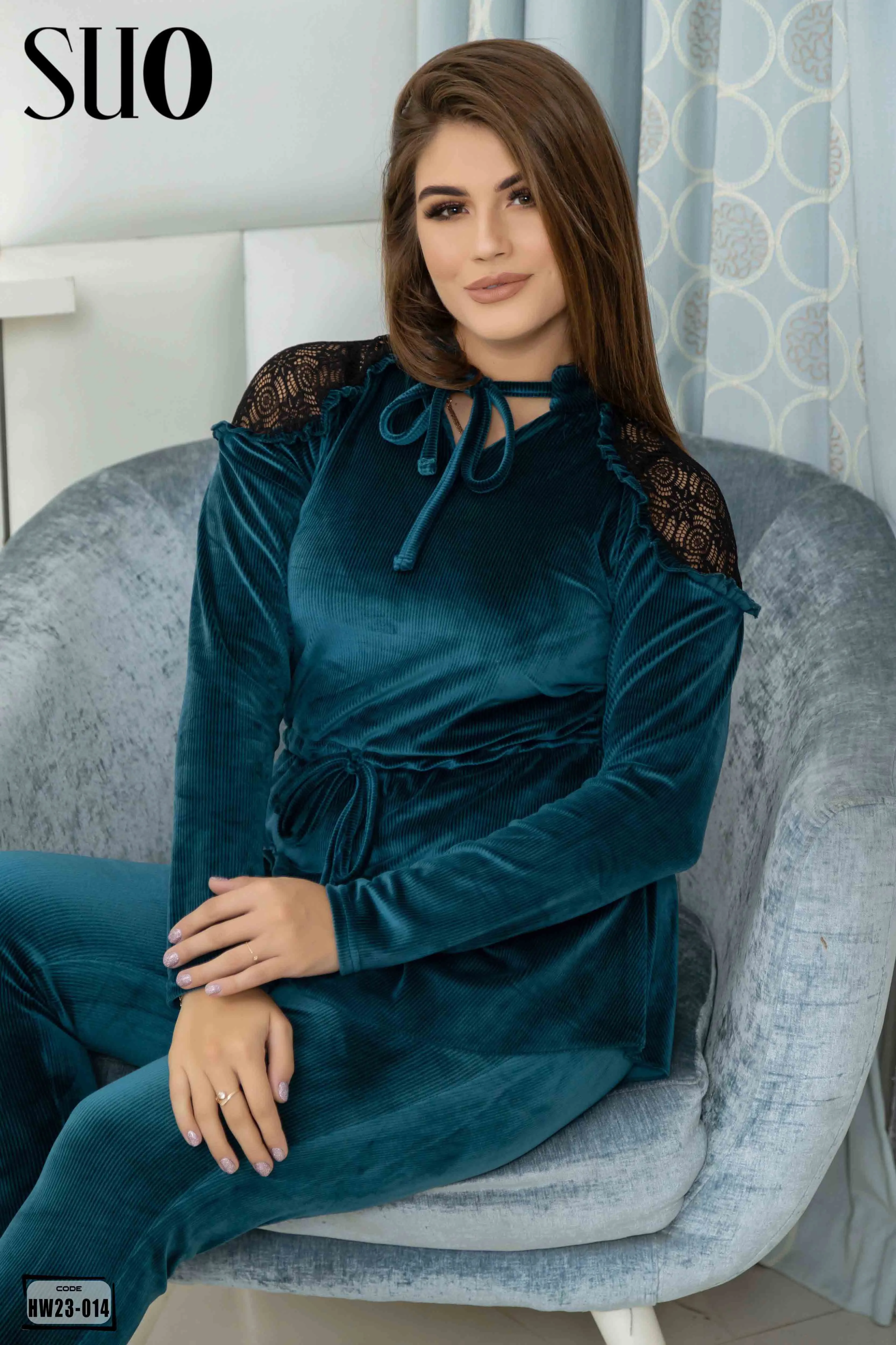 Velvet 2 Piece Pijama Set