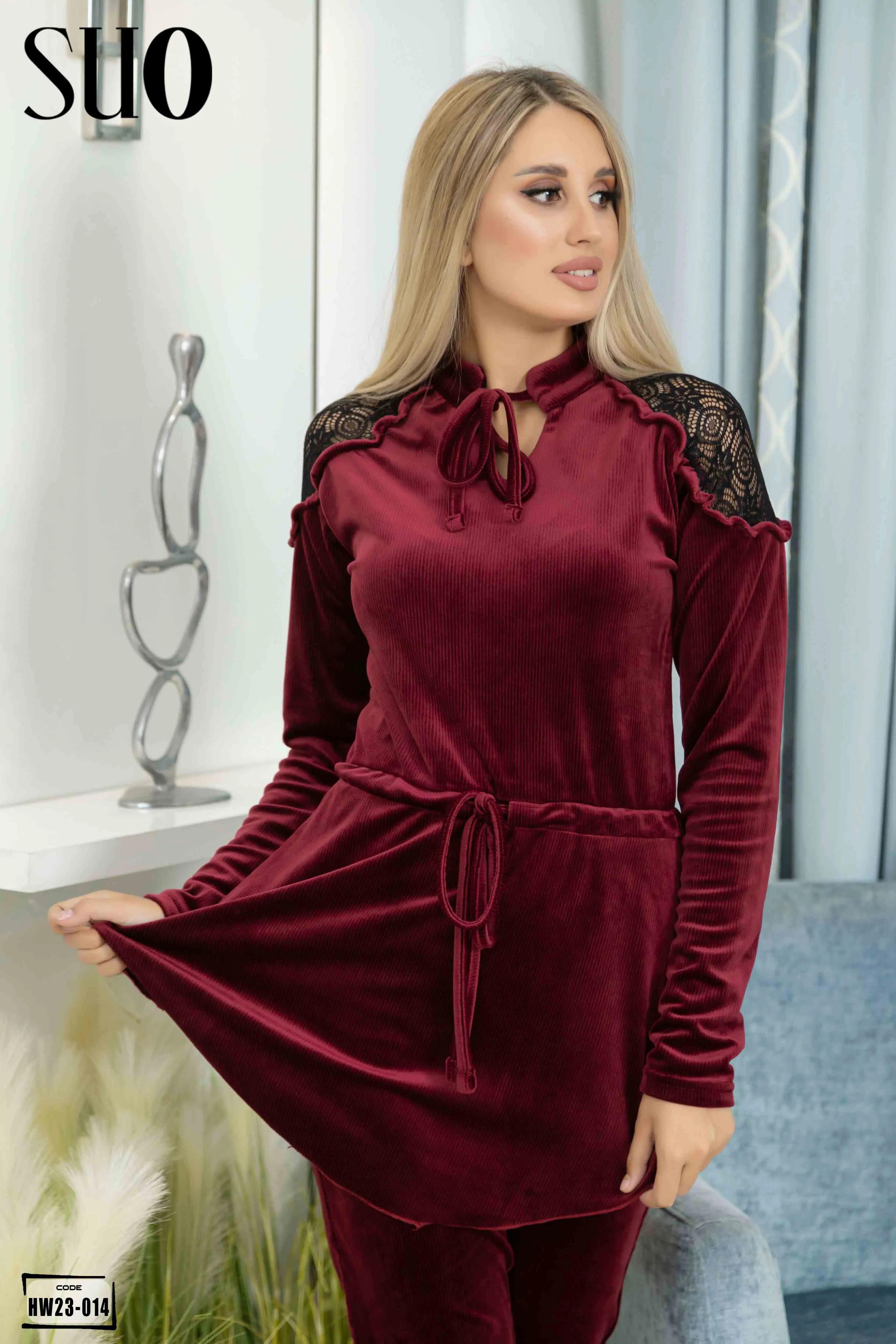 Velvet 2 Piece Pijama Set