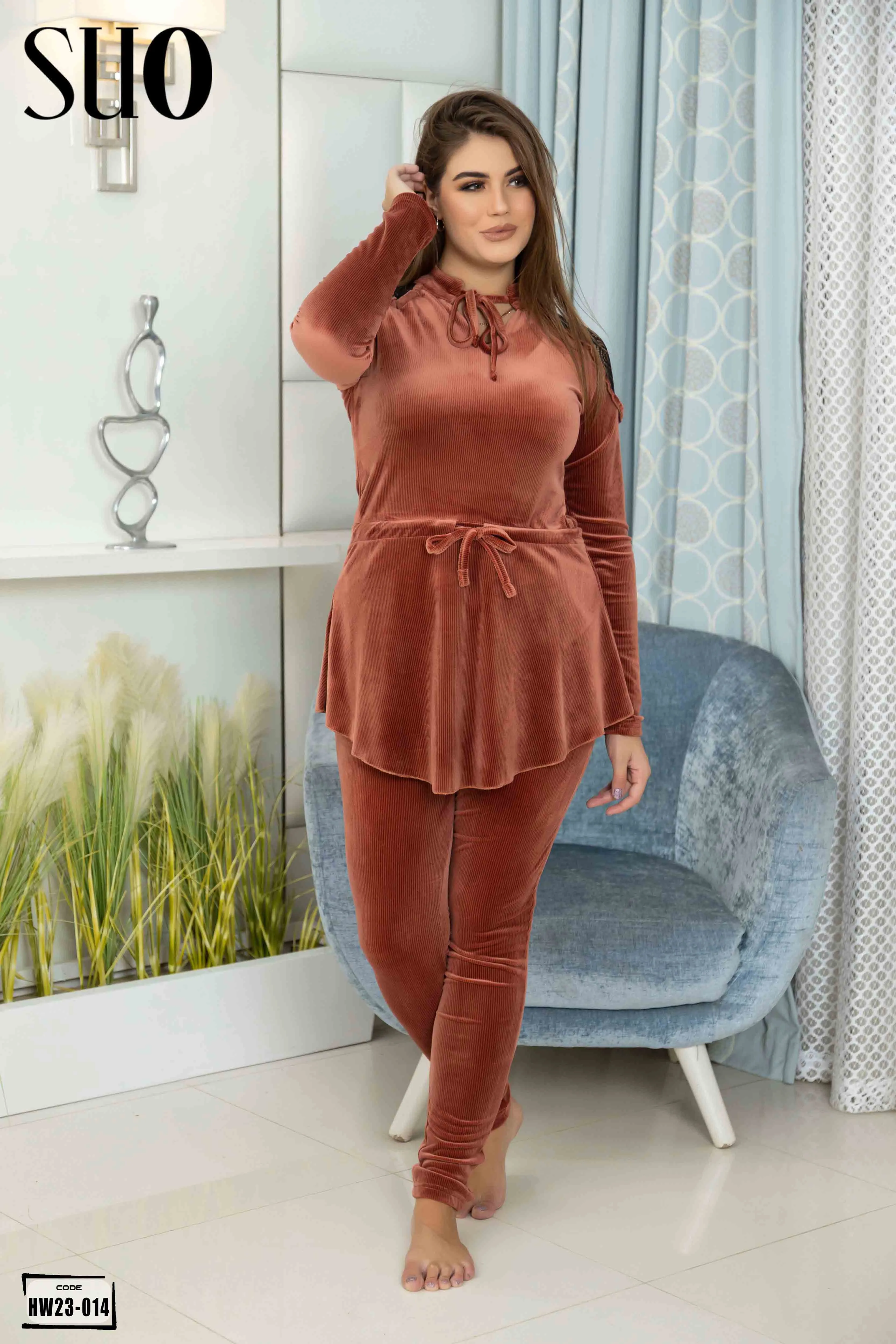 Velvet 2 Piece Pijama Set