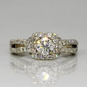 'Vera Wang' Diamond Engagement Ring | 1.07ctw | SZ 5 |