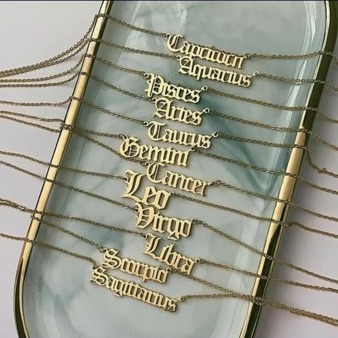 What's your Zodiac Sign Necklaces
